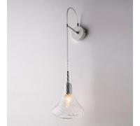 Applique Contemporanea Nemesi Metallo Trasparente 1 Luce E14 [EEK: A++]