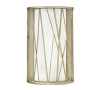 Applique Contemporanea Nest Metallo Foglia Argento Vetro 1 Luce E27 [EEK: A++]