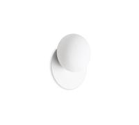 Applique Contemporanea Ninfea Metallo Bianco 1 Luce Gx53 9W 3000K Luce Calda [EEK: A++]