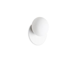 Applique Contemporanea Ninfea Metallo Bianco 1 Luce Gx53 9W 3000K Luce Calda [EEK: A++]