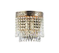Maytoni Applique classica con dettagli in ottone e pendenti in cristallo Palace [EEK: A+]