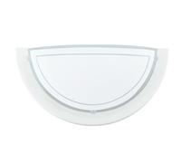 Applique Contemporanea Planet 1 Acciaio Bianco 1 Luce E27 [EEK: A++]