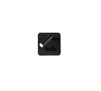Applique Contemporanea Plug Metallo Nero Acrilico Led 6W 3000K