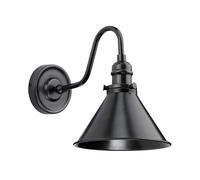 Applique Contemporanea Provence Acciaio Bronzo Antico 1 Luce E27