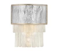 Applique Contemporanea Reverie Acciaio Oro Champagne 2 Luci E14