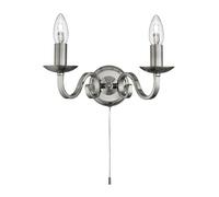 Applique Contemporanea Richmond Acciaio Argento 2 Luci E14 [EEK: A++]