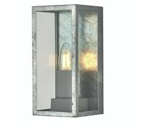 Applique Contemporanea Riquadro Ii Acciaio Argento Trasparente 1 Luce E27 [EEK: A++]