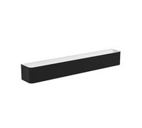 Applique Contemporanea Sania 5 Led Acciaio Nero E Bianco