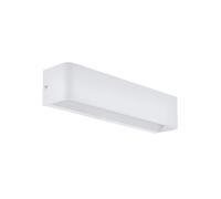 Applique Contemporanea Sania Grande 4 Led Alluminio Bianco