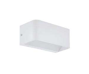 Applique Contemporanea Sania Media 4 Led Alluminio Bianco