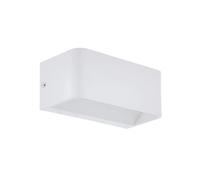 Applique Contemporanea Sania Media 4 Led Alluminio Bianco