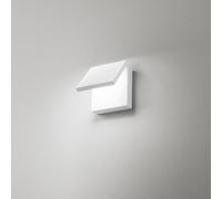 Applique Contemporanea Secret Metallo Bianco Acrilico Led 10W 3000K [EEK: A++]