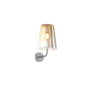 APPLIQUE CROMO 1 LUCE AMBRA 1164CR-AT-AM