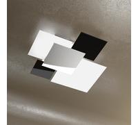 SHADOW-70 APPLIQUE-PLAFONIERA 4 LUCI NERA 1088-70-NE