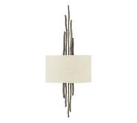 Applique Contemporanea Spyre Acciaio Bronzo Metallizzato Opaco 2 Luci E14