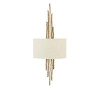 Applique Contemporanea Spyre Acciaio Oro Champagne 2 Luci E14