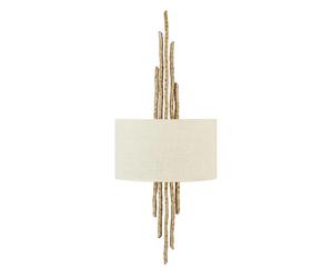 Applique Contemporanea Spyre Acciaio Oro Champagne 2 Luci E14