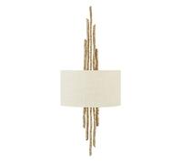 Applique Contemporanea Spyre Acciaio Oro Champagne 2 Luci E14