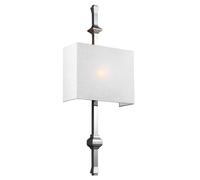 Applique Contemporanea Teva Acciaio Nichel Lucido 1 Luce E27