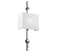 Applique Contemporanea Teva Acciaio Nichel Lucido 1 Luce E27