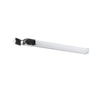 Applique Contemporanea Tragacete 1 Alluminio Argento Led Integrato 15W