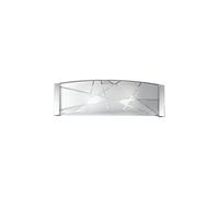 Applique Contemporanea Vetro Bianco 2 Luci E27