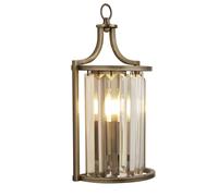 Applique Contemporanea Victoria Acciaio Adjustable Vetro 1 Luce E14