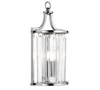 Applique Contemporanea Victoria Acciaio Cromo Vetro 1 Luce E14 [EEK: A++]