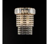 Applique Contemporanea Vladimir Metallo Oro 2 Luci E14