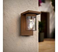 Applique Corten/Mattone da Parete Base E27 IP54 - Serie RIGA