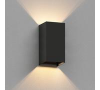 Applique CUBEL per esterni IP65 up/downlight nero opaco angolare 1x G9 max.