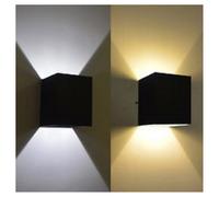 APPLIQUE CUBO LED 40W PER USO ESTERNO IP65 DOPPIA LUCE REGOLABILE 3600 LUMEN