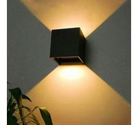 Applique cubo moderno lampada led cob da parete per muro 20w esterno luce 1600L