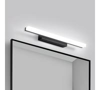 Applique da Bagno LED 40CM Nero Lampada Specchio Bagno Interno Moderno Bagno