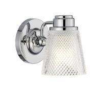 Applique Da Bagno LED G9 IP44 H: 16 Cm Metallo Vetro Piccola In Cromo [EEK: F]