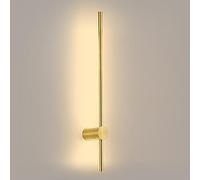 Applique da Comodino Ultrasottile, Moderna Lampada da Parete a LED, Applique da Parete lineari in Metallo con Paralume in Acrilico, lampade da Parete a Striscia Lunga per Camera da Letto, Minimal