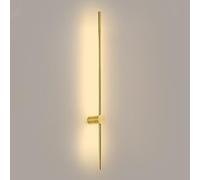 Applique da Comodino Ultrasottile, Moderna Lampada da Parete a LED, Applique da Parete lineari in Metallo con Paralume in Acrilico, lampade da Parete a Striscia Lunga per Camera da Letto, Minimal