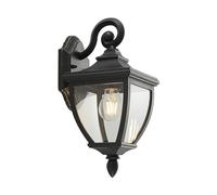 Applique da esterni 'Cerys' dimmerabile (Antico) colore Nero, (1 luce, E27) di Lindby | applique da esterni applique, lampada LED da esterni, applique outdoor per facciata/parete, terrazzo