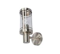 Applique da esterno Lindby Djori, colore alluminio, acciaio inossidabile, E27 LINDBY