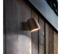 Applique da esterni LED Bover, terracotta, alluminio/acciaio Bover