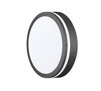 Applique da esterni LED CMD 9084, antracite, Ø 25 cm, IP65 CMD