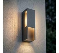 Applique da esterni LED Lindby Enyra, nera, 27 cm, IP65 LINDBY