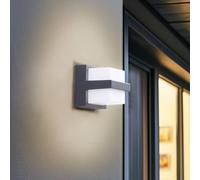 Applique da esterni LED Lindby Smart Fyra, angolare, CCT RGB, Tuya LINDBY