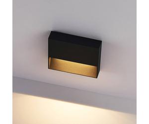Applique da esterni LED Molto Luce Cado, larghezza 14 cm, nera Molto Luce