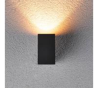 Applique da esterni LED Paulmann Flame, nera, altezza 8 cm, IP44 Paulmann