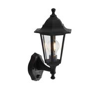 Applique da esterni 'Nane' dimmerabile con sensore di movimento (Antico) colore Nero, (1 luce, E27) di Lindby | Applique per parete esterna/parete di casa, abitazione, terrazzo und balcone