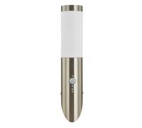 Applique da esterni 'Statius' dimmerabile (Moderno) colore Grigio, in Acciaio Inox (1 luce, E27) di Lindby | Applique per parete esterna/parete di casa, abitazione, terrazzo und balcone