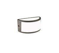 Applique in alluminio pressofuso PETIT APPLIQUE APERTA 10W LED 4000K Dimensioni 22x12,1xh 10,8 cm Diffusore in termoplastico opalino colore CAFFE' CAFFE'