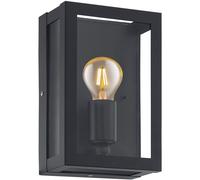 Applique da esterno a 1 luce nero con vetro coll GL1354