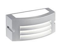 Applique in alluminio pressofuso KOBE APPLIQUE ALETTE 10W LED 4000K Dimensioni 22x10xh10 cm Diffusore in termoplastico opalino colore ALLUMINIO ALLUMINIO